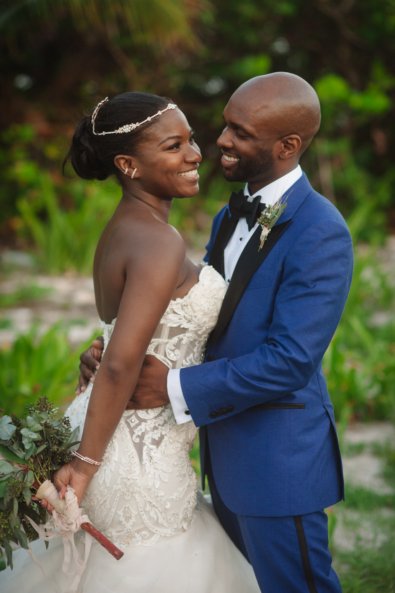 Intimate Wedding At Blue Venado Beach Club Mexico Black Nuptials