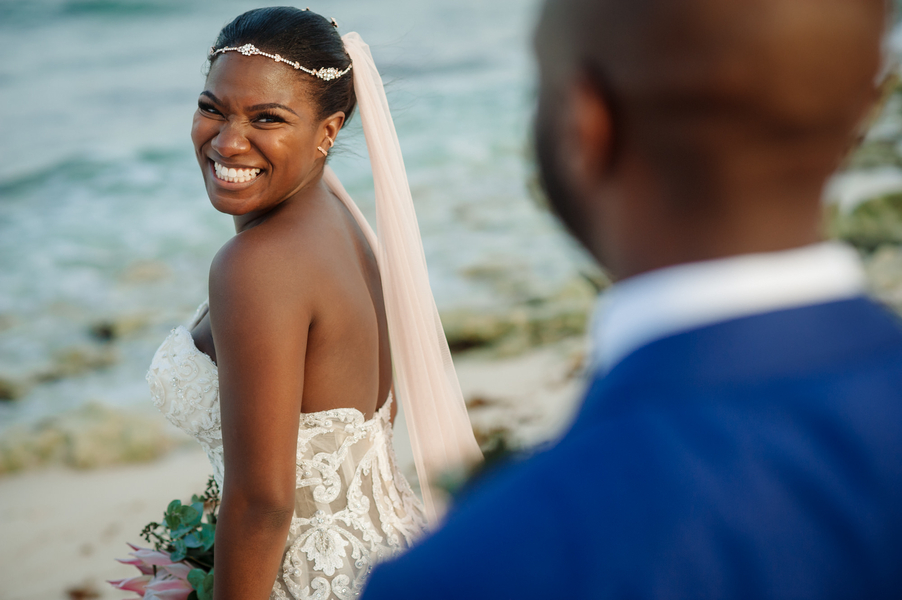 Intimate Wedding at Blue Venado Beach Club (Mexico) - Black Nuptials