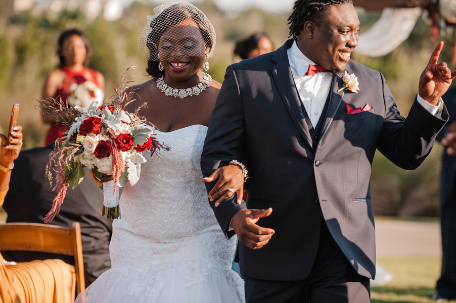 Classy Burgundy and Navy Wedding With A Little Bit of 