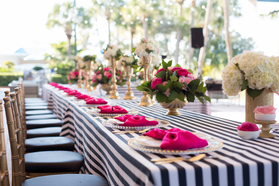 Kate Spade Inspired Bridal Shower (Florida) - Black Nuptials